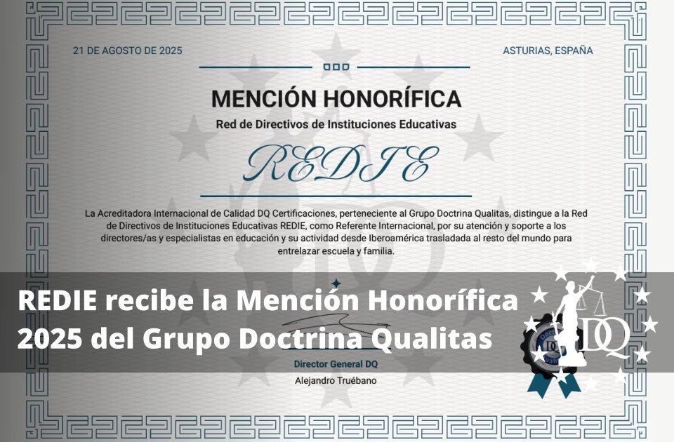REDIE recibe la Mención Honorífica 2025 del Grupo Doctrina Qualitas